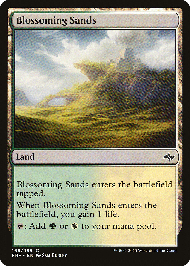 Blossoming Sands (FRF-166)  Foil - Fate Reforged
