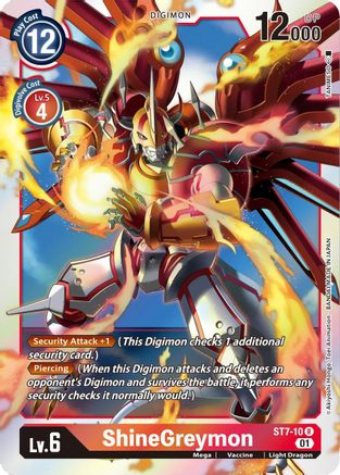 ShineGreymon [ST7-10] [Starter Deck: Gallantmon]