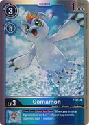 Gomamon - P-004 (Rainbow Foil) (P-004) - Digimon Promotion Cards Foil
