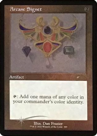 Arcane Signet (589) (Foil Etched) (SLD-589)  Foil - Secret Lair Drop Series