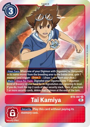 Tai Kamiya [BT6-087] [Double Diamond]