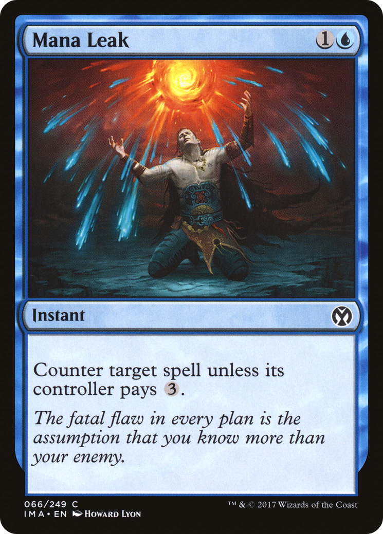 Mana Leak (IMA-066)  - Iconic Masters