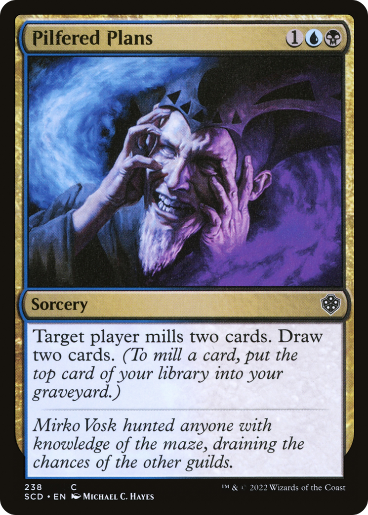 Pilfered Plans (SCD-238)  - Starter Commander Decks