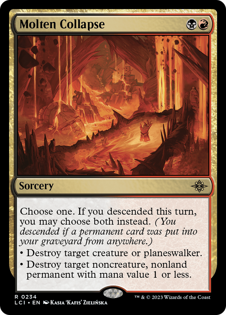 Molten Collapse (LCI-234)  - The Lost Caverns of Ixalan