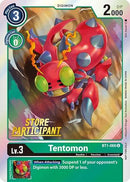 Tentomon - BT1-066 (Store Participant) (BT1-066) - Release Special Booster 1.0 Foil