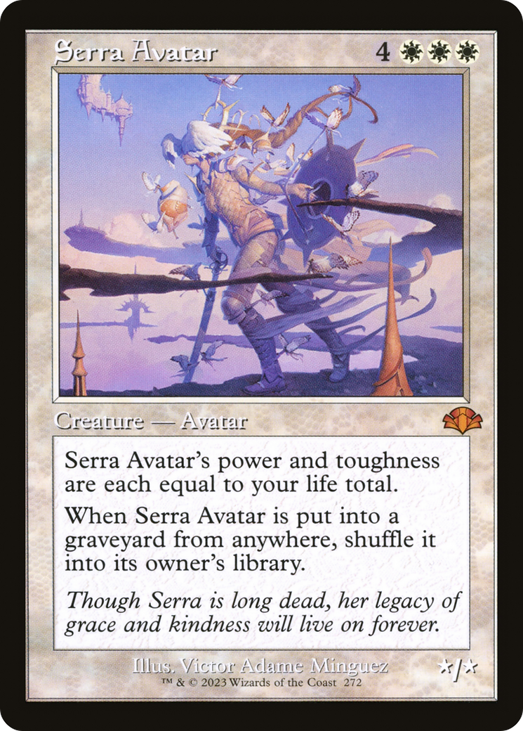 Serra Avatar (Retro Frame) (DMR-272)  - Dominaria Remastered