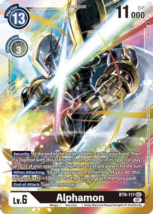Alphamon [BT6-111] [Double Diamond]