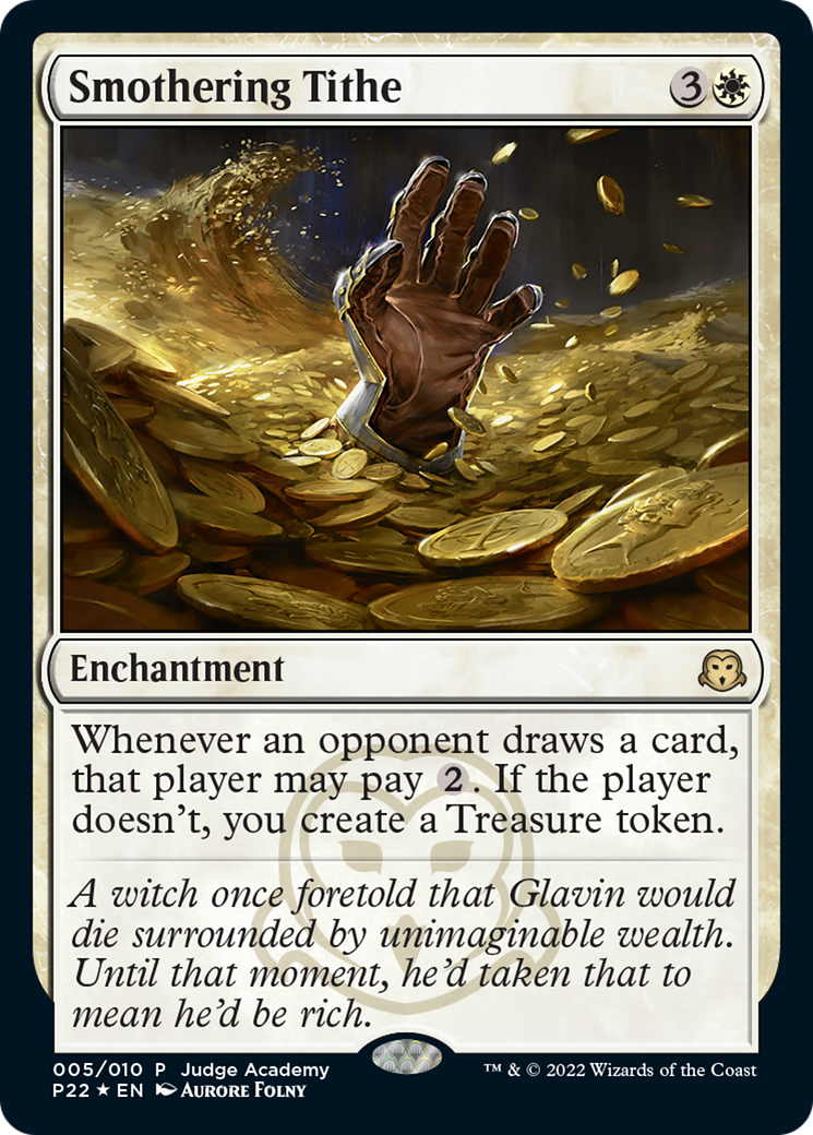 Smothering Tithe (JDG-005)  Foil - Judge Gift Cards 2022