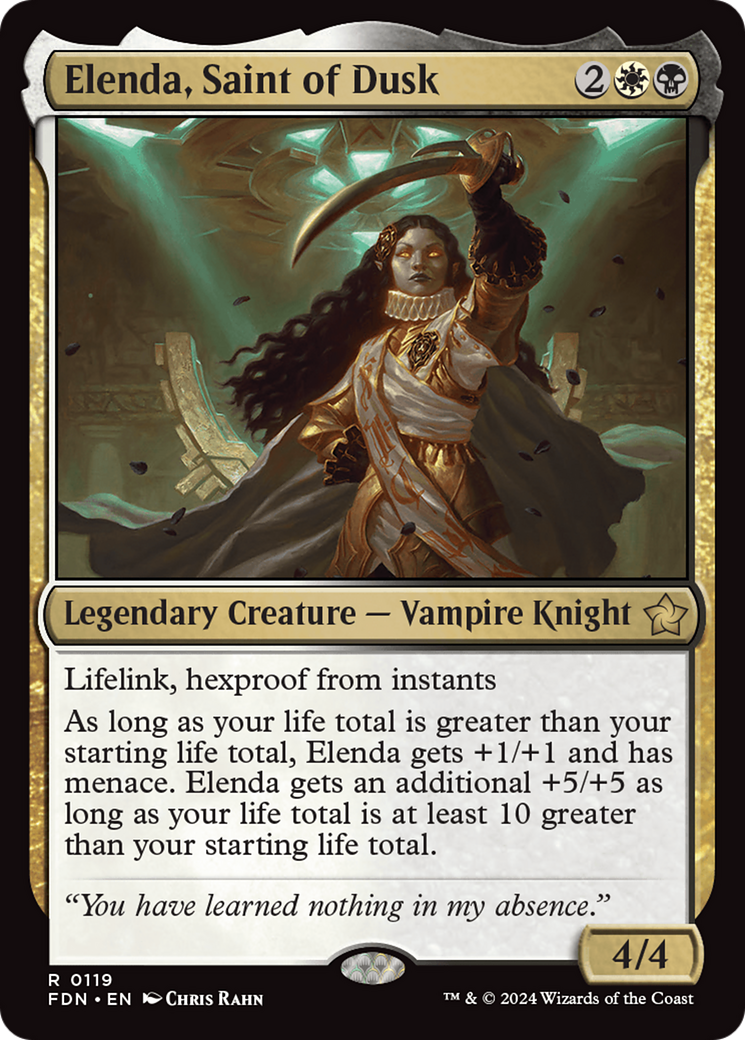 Elenda, Saint of Dusk (FDN-119)  - Foundations