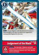 Judgement of the Blade (BT6-093) - Double Diamond