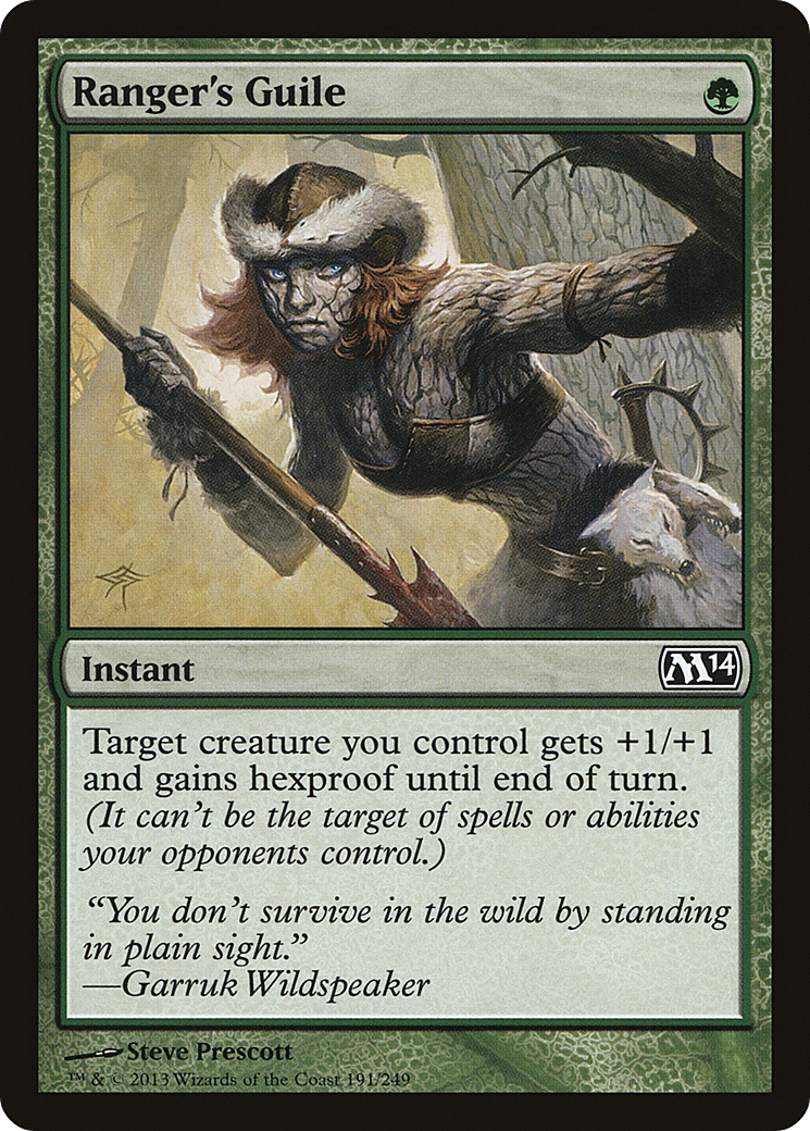 Ranger's Guile (M14-191)  Foil - Magic 2014