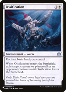 Ossification (LIST-ONE-26)  - The List