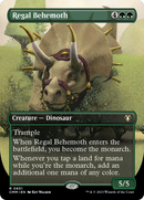 Regal Behemoth (Borderless) (CMM-651)  Foil - Commander Masters