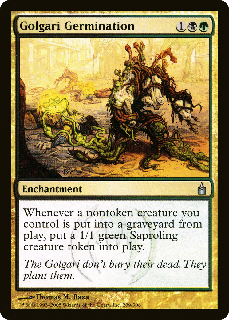Golgari Germination (RAV-209)  Foil - Ravnica: City of Guilds