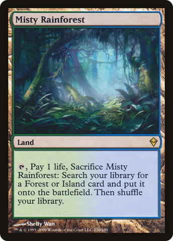 Misty Rainforest (ZEN-220) - Zendikar Foil