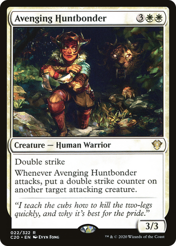 Avenging Huntbonder (C20-022)  - Commander 2020