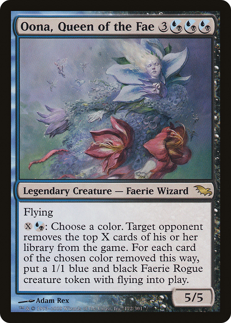 Oona, Queen of the Fae (SHM-172)  Foil - Shadowmoor