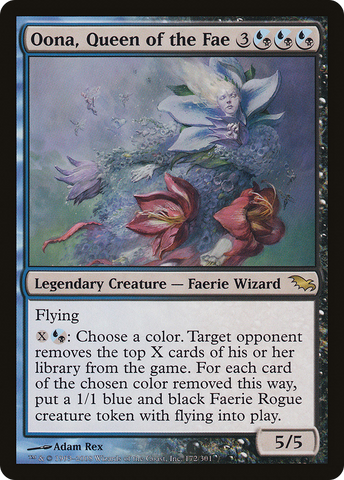 Oona, Queen of the Fae (SHM-172)  Foil - Shadowmoor