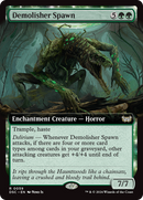 Demolisher Spawn (Extended Art) (DSC-059)  - Duskmourn: House of Horror Commander: (Extended Art, enchantment)