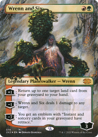 Wrenn and Six (Textured Foil) (2X2-574)  Foil - Double Masters 2022 (Borderless)