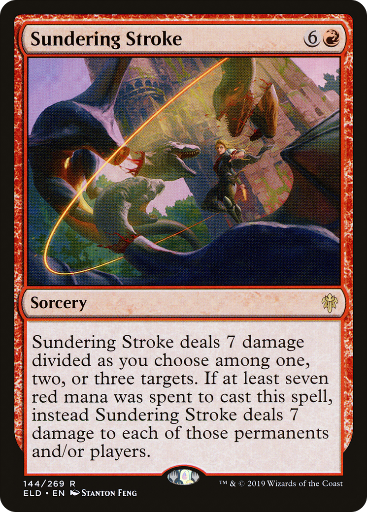 Sundering Stroke (ELD-144)  Foil - Throne of Eldraine