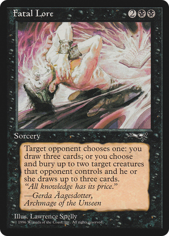 Fatal Lore (ALL-)  - Alliances