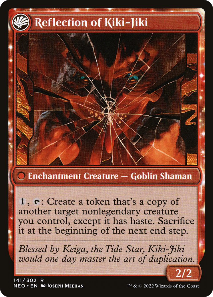 Fable of the Mirror-Breaker (NEO-141) - Kamigawa: Neon Dynasty: (fandfc, enchantment) Foil