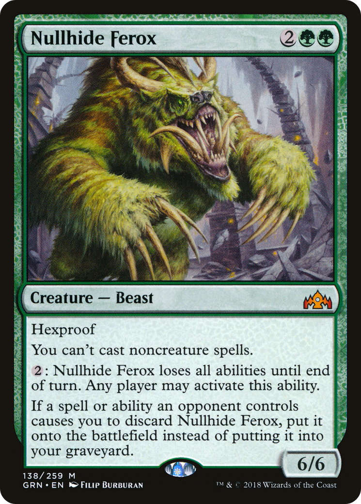 Nullhide Ferox (GRN-138)  - Guilds of Ravnica