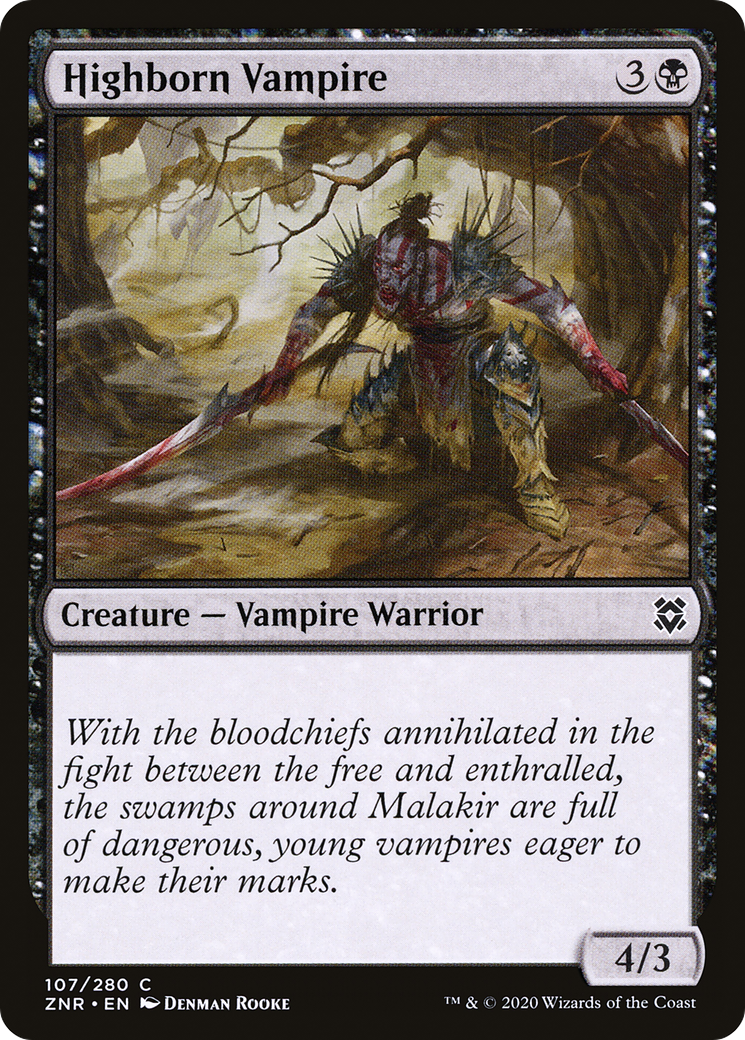 Highborn Vampire (ZNR-107)  Foil - Zendikar Rising
