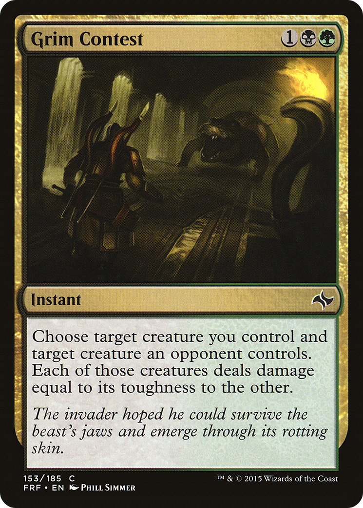 Grim Contest (FRF-153)  - Fate Reforged