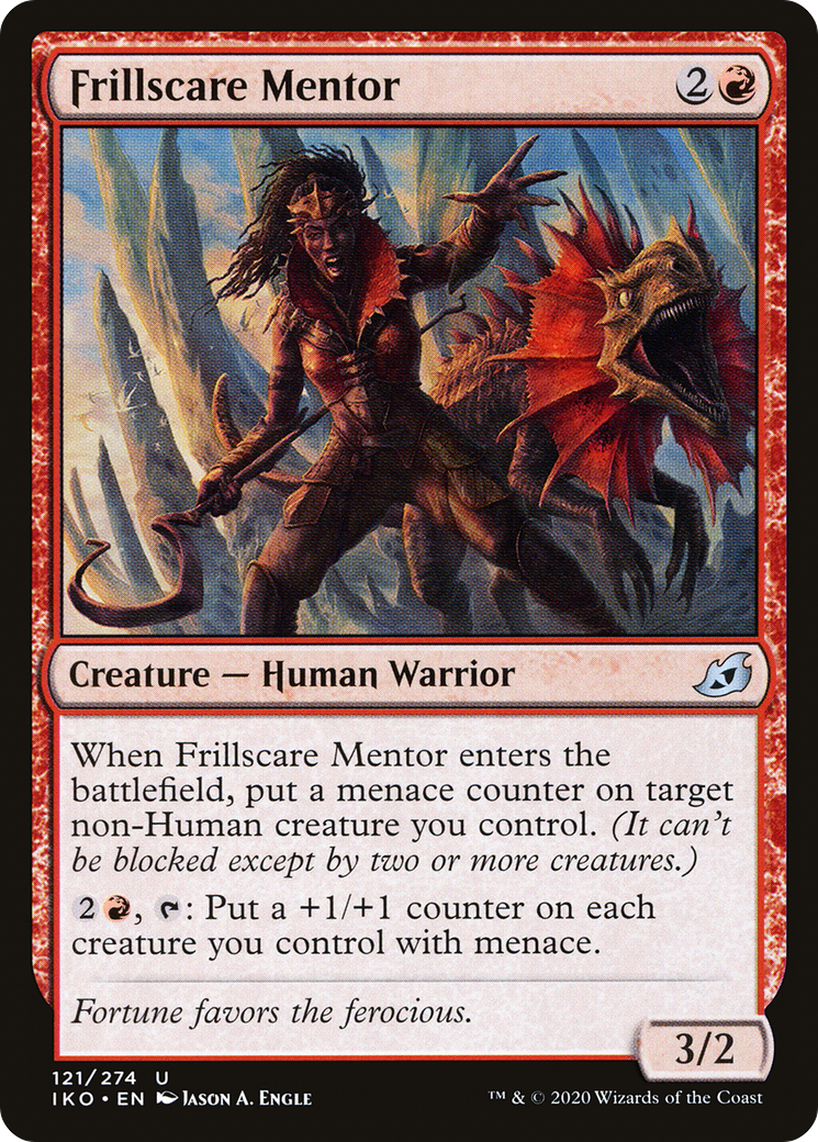 Frillscare Mentor (IKO-121)  - Ikoria: Lair of Behemoths