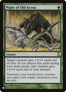 Might of Old Krosa (LIST-TSP-204)  - The List