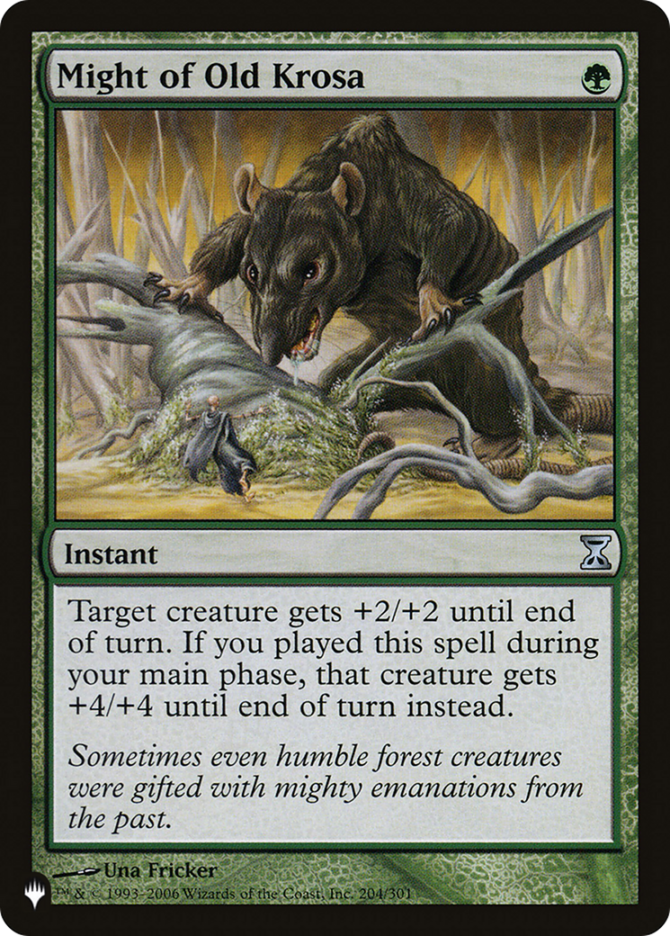 Might of Old Krosa (LIST-TSP-204)  - The List