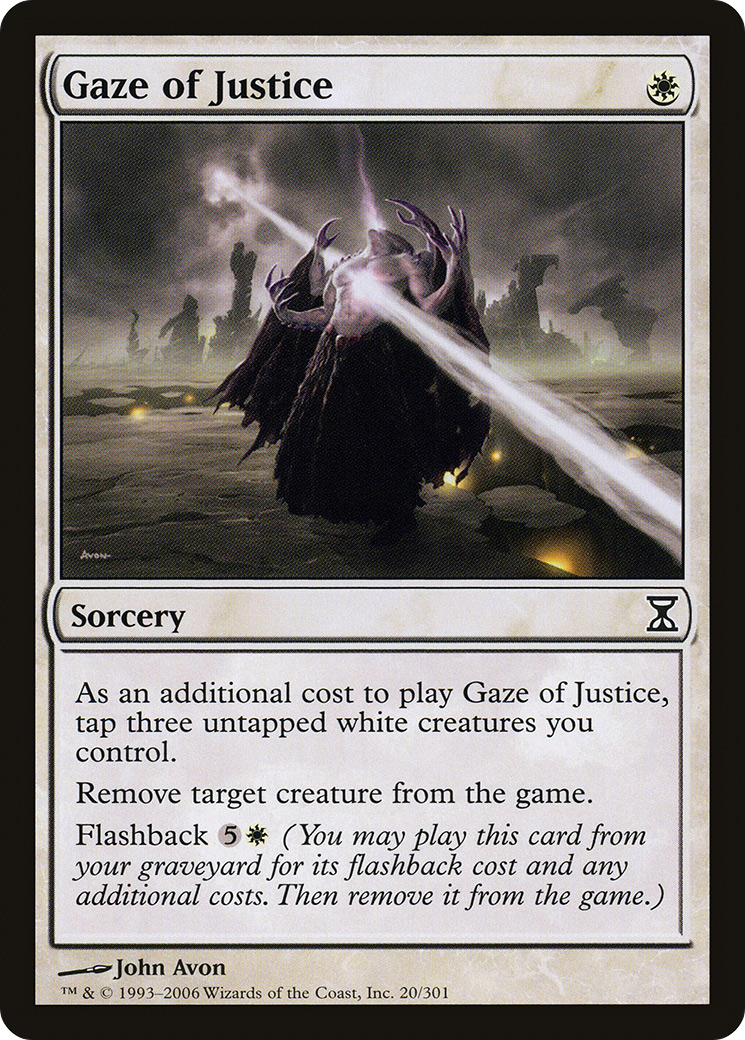 Gaze of Justice (TSP-020)  Foil - Time Spiral