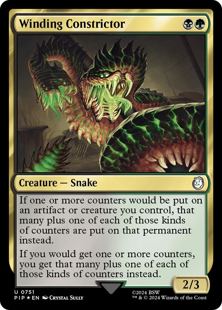 Winding Constrictor (Surge Foil) (PIP-751) - Fallout Foil