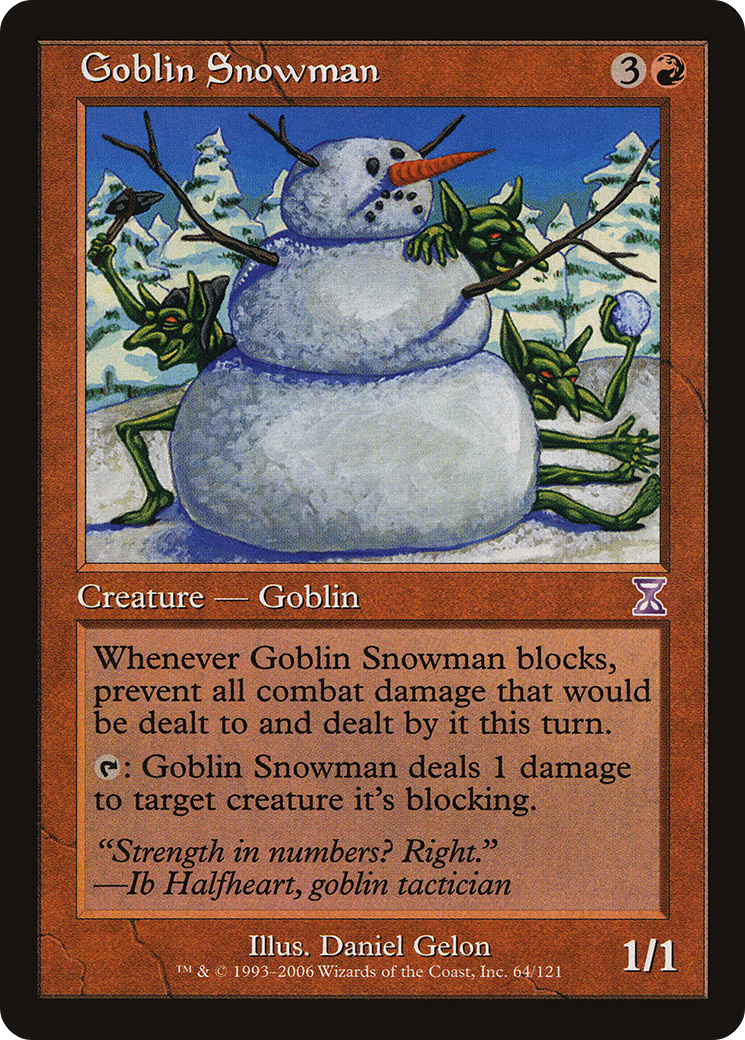 Goblin Snowman (TSB-064)  - Time Spiral Timeshifted
