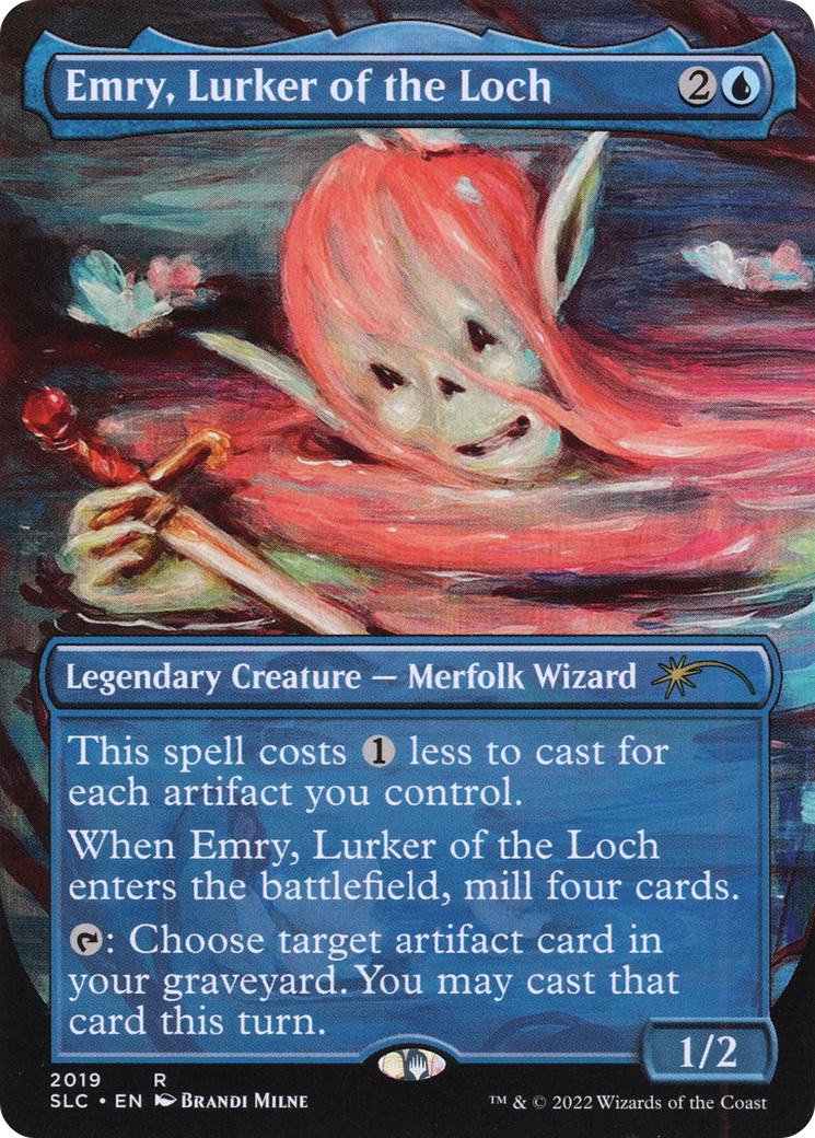 Emry, Lurker of the Loch (SLC-2019)  Foil - Secret Lair Countdown Kit (Borderless)