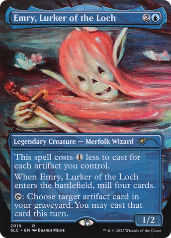 Emry, Lurker of the Loch (SLC-2019)  Foil - Secret Lair Countdown Kit (Borderless)