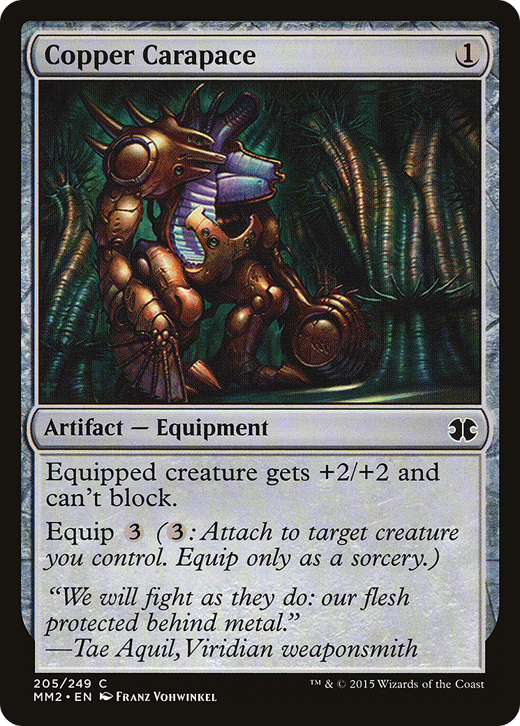 Copper Carapace (MM2-205)  - Modern Masters 2015