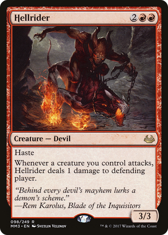 Hellrider (MM3-098)  Foil - Modern Masters 2017