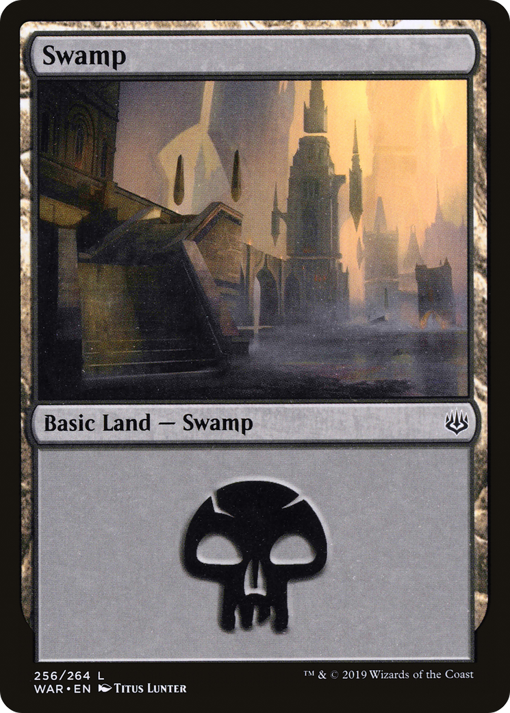 Swamp (256) (WAR-256)  Foil - War of the Spark