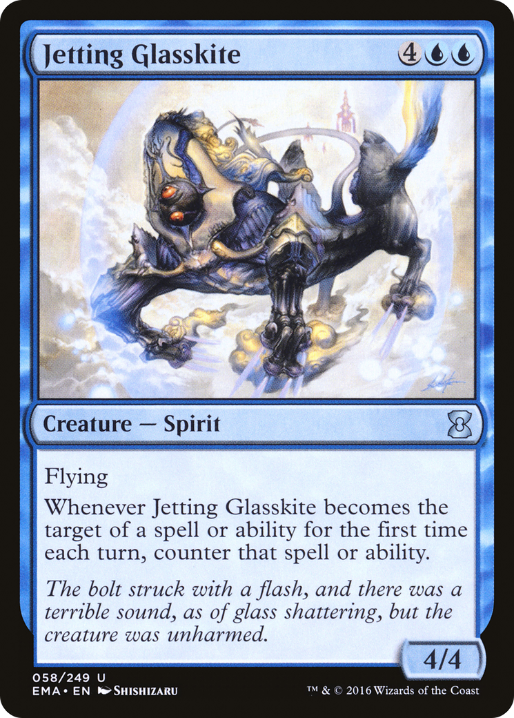 Jetting Glasskite (EMA-058)  Foil - Eternal Masters