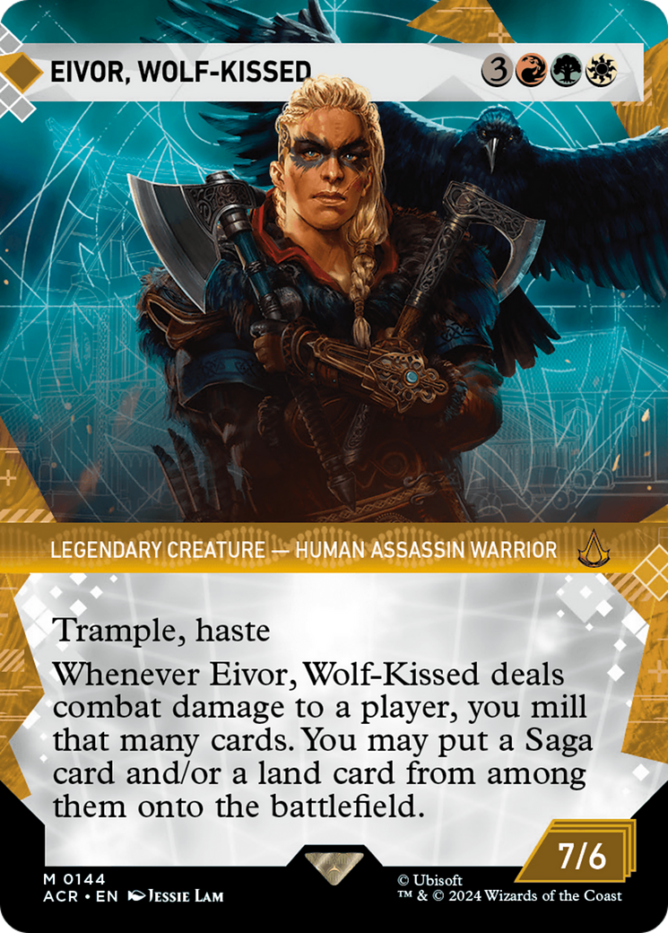 Eivor, Wolf-Kissed (Showcase) (ACR-144)  - Assassin's Creed: (Showcase) (Borderless)