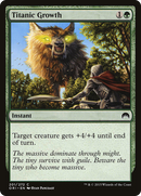 Titanic Growth (ORI-201)  Foil - Magic Origins