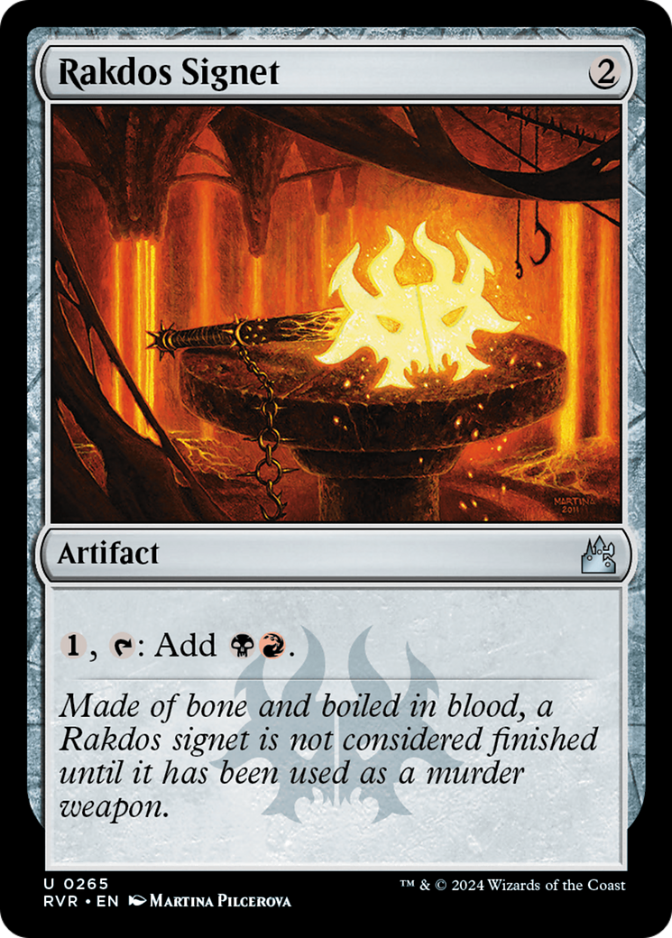 Rakdos Signet (RVR-265)  - Ravnica Remastered