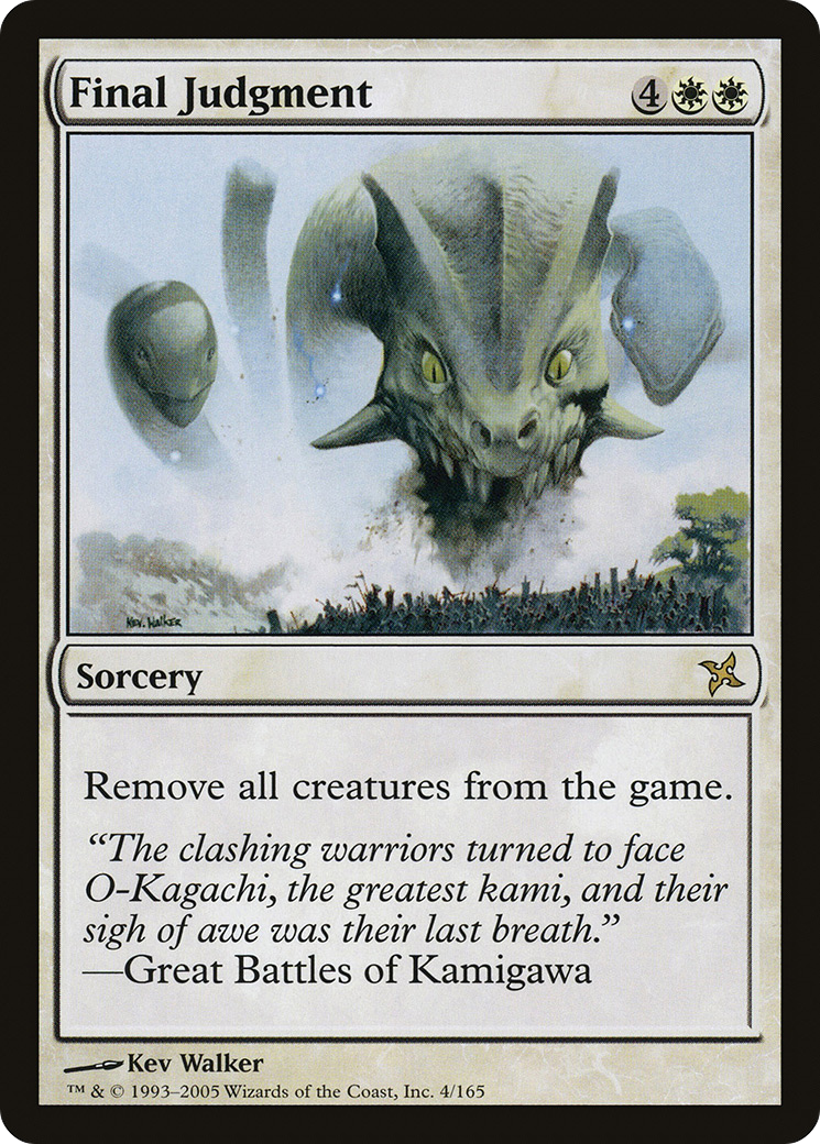Final Judgment (BOK-004)  Foil - Betrayers of Kamigawa