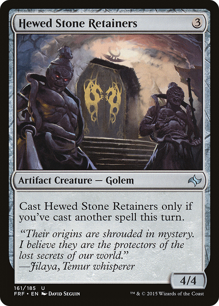 Hewed Stone Retainers (FRF-161)  - Fate Reforged