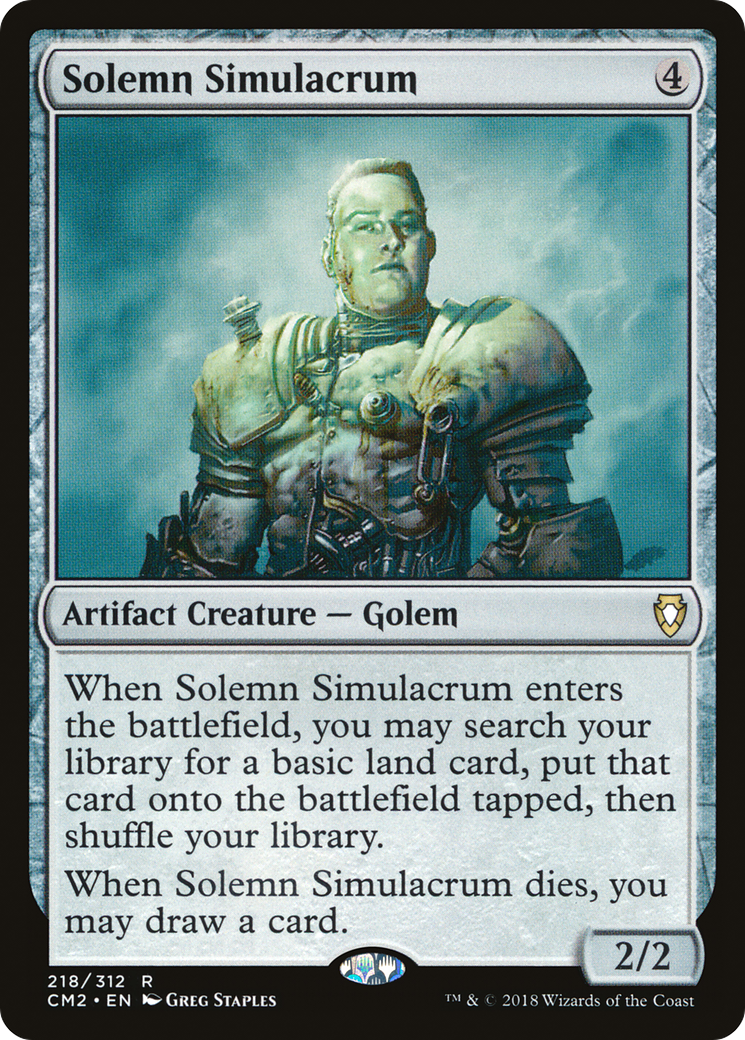 Solemn Simulacrum (218) (CM2-218)  - Commander Anthology Volume II