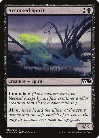 Accursed Spirit (M15-085)  - Magic 2015
