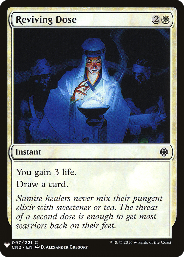 Reviving Dose (LIST-CN2-97)  - The List